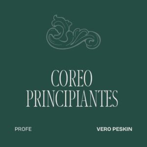 Anuncio de clase de coreografía para principiantes con Vero Peskin